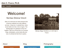 Tablet Screenshot of alanfusco.com